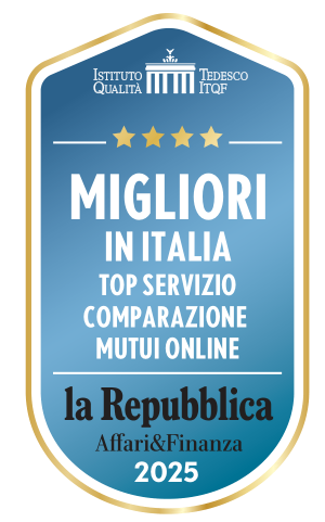 premio al miglior comparatore di mutui per l'anno 2025