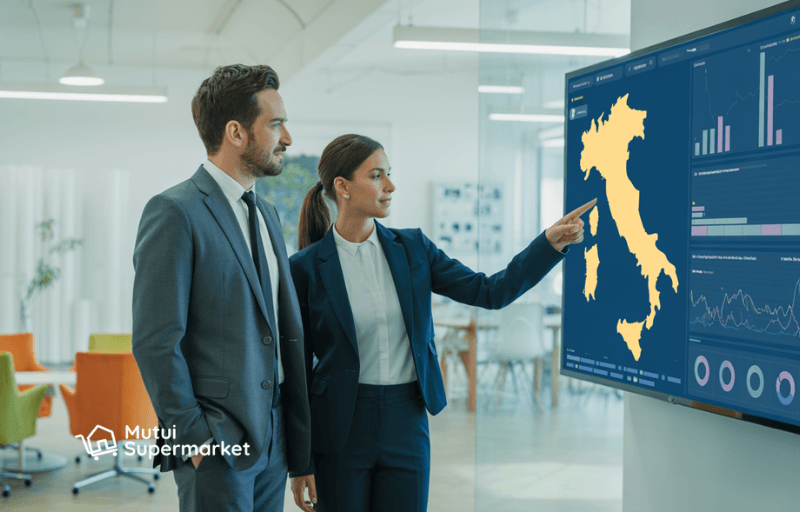 italia divisa dei mutui